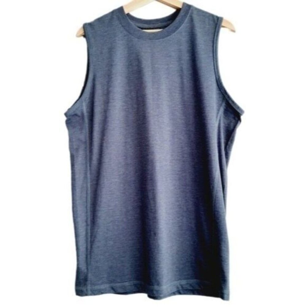 DENVER HAYES Loungewear Sleeveless Tee Blue Men's Sz L